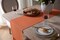Burnt Orange Fall Table Runners (Classic Burlap/Harvest Pumpkin) 13x72 Inch